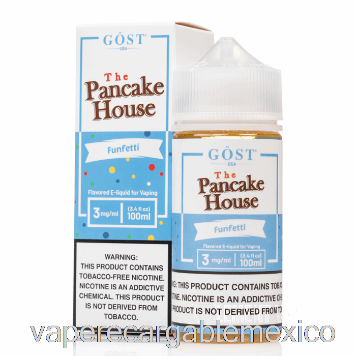 Vape Recargable Funfetti - The Pancake House - Gost Vapor - 100ml 6mg